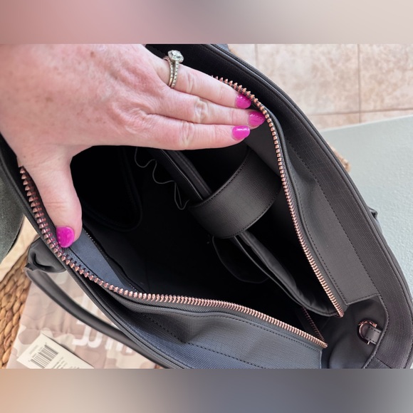 Dagne Dover Signature Tote Graphite Classic - Picture 5 of 10